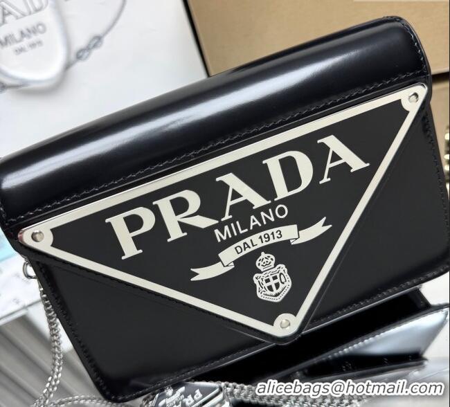 Good Taste Prada Leather mini-bag 1BH189 Black 2025