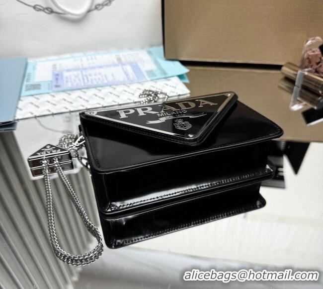 Good Taste Prada Leather mini-bag 1BH189 Black 2025