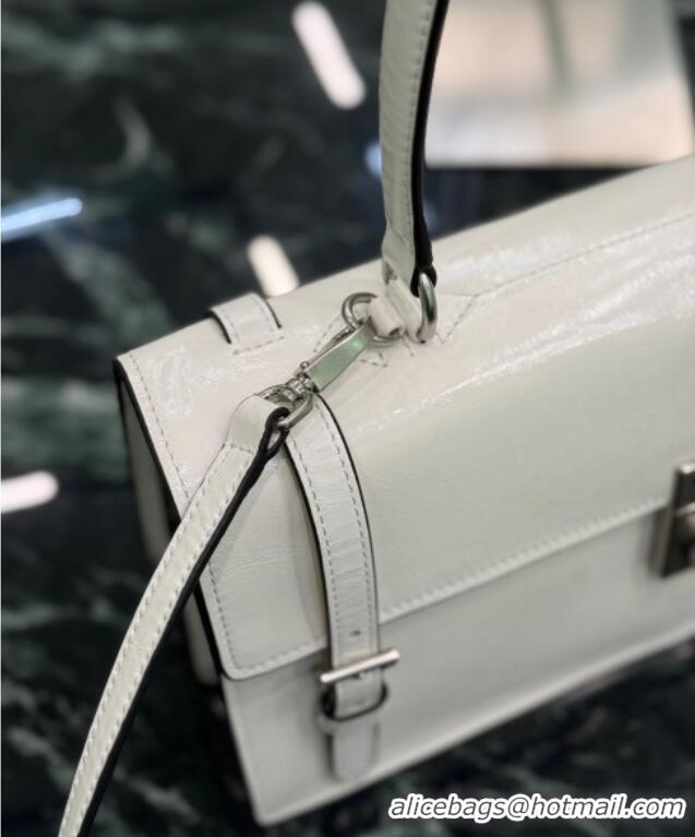 Well Crafted Prada Medium leather handbag 1BN026 White 2025