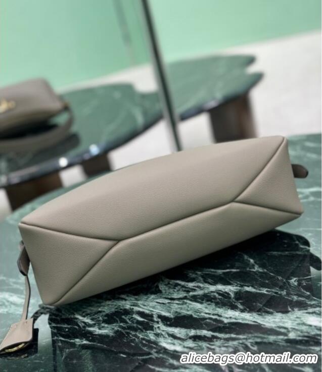 Well Crafted Prada Aimee medium leather shoulder bag 1BC229 Grey 2025