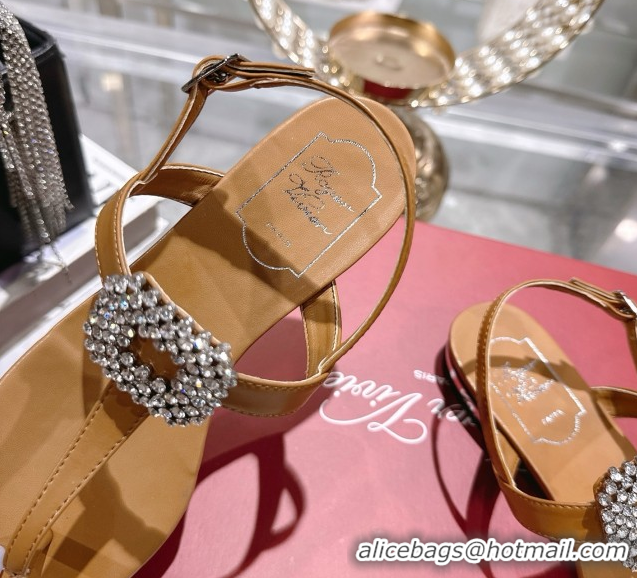 Best Price Roger Vivier BViv' by the Sea Sandals in Calfskin with Crystal Buckle 5080106