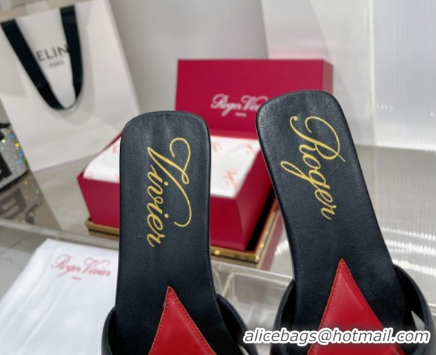 Low Cost Roger Vivier Viv' by the Sea Mules in Calfskin Black 5073117