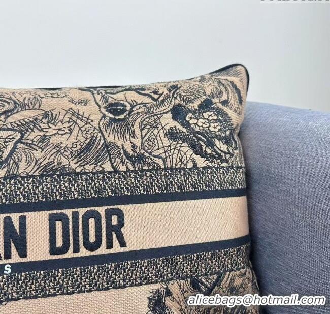 Big Discount Dior Embroidered Cotton Rectangular Pillow 30x50cm D060704 2025