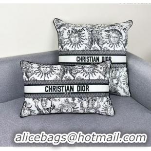Best Price Dior Embroidered Cotton Rectangular And Square Pillow D060708 2025