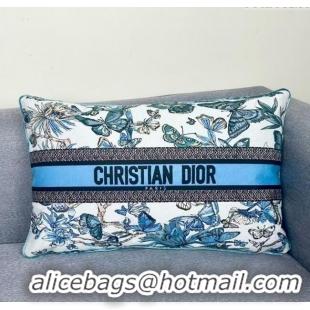 Super Quality Dior Embroidered Cotton Rectangular Pillow 30x50cm D060713 2025