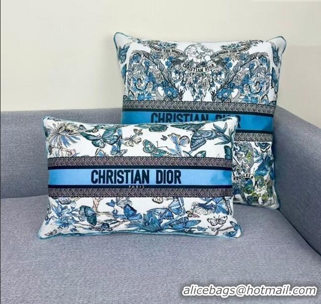 Super Quality Dior Embroidered Cotton Rectangular Pillow 30x50cm D060713 2025