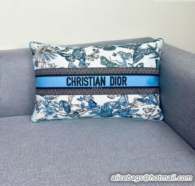 Super Quality Dior Embroidered Cotton Rectangular Pillow 30x50cm D060713 2025
