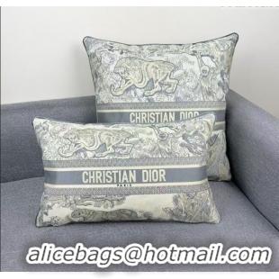 Top Design Dior Embroidered Cotton Rectangular And Square Pillow D060718 2025
