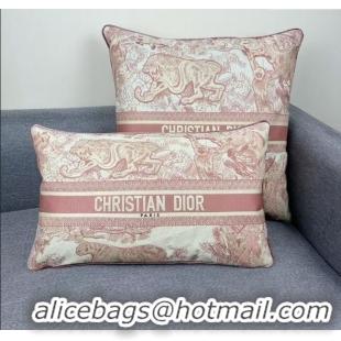 Super Quality Dior Embroidered Cotton Rectangular And Square Pillow D060722 2025