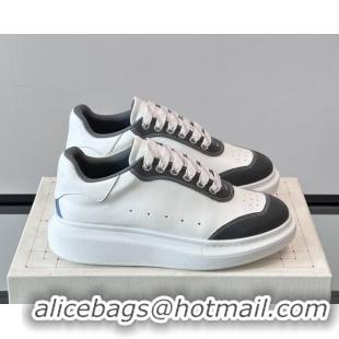 Trendy Design Alexander McQueen Oversized Sneakers in Calfskin Leather AM16 White/Grey 5081903