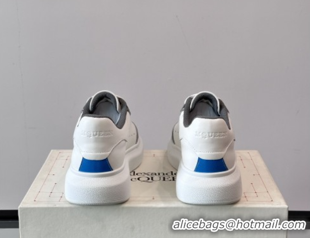 Trendy Design Alexander McQueen Oversized Sneakers in Calfskin Leather AM16 White/Grey 5081903