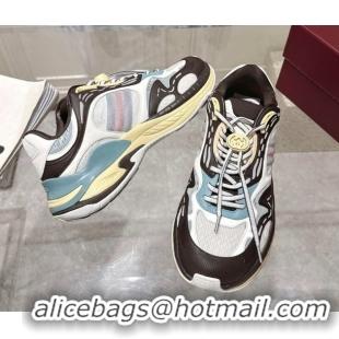 Low Price Gucci 2.0 Sneakers in Mesh and Leather Black/Blue 816489