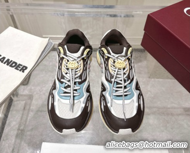 Low Price Gucci 2.0 Sneakers in Mesh and Leather Black/Blue 816489