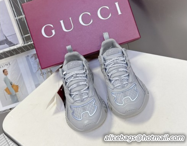 Luxurious Gucci CUB3D Sneakers in Mix and Leather Grey 2025 828059