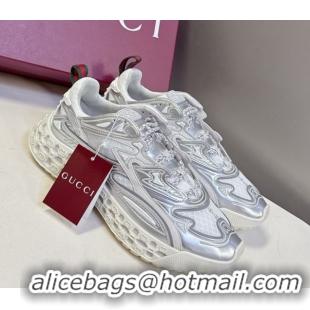 Most Popular Gucci CUB3D Sneakers in Mix and Leather Silver 2025 828059