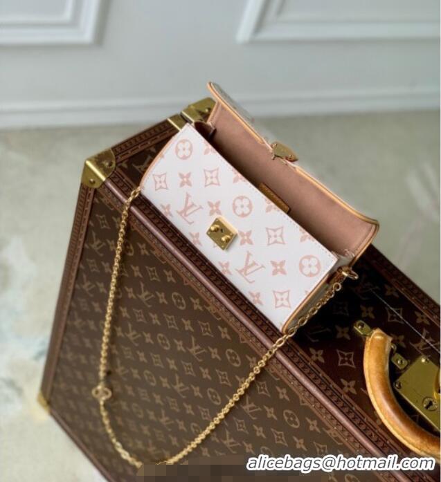 Inexpensive Louis Vuitton Pochette Camille Chain Bag Monogram Dune Canvas M26583 White 2025