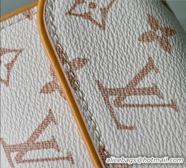 Inexpensive Louis Vuitton Pochette Camille Chain Bag Monogram Dune Canvas M26583 White 2025