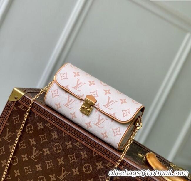 Inexpensive Louis Vuitton Pochette Camille Chain Bag Monogram Dune Canvas M26583 White 2025