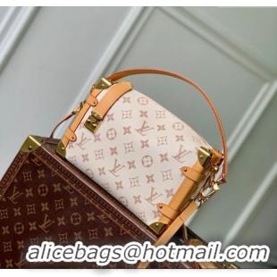 Discount Louis Vuitton Side Trunk MM Bag Monogram Dune Canvas M26287 White 2025