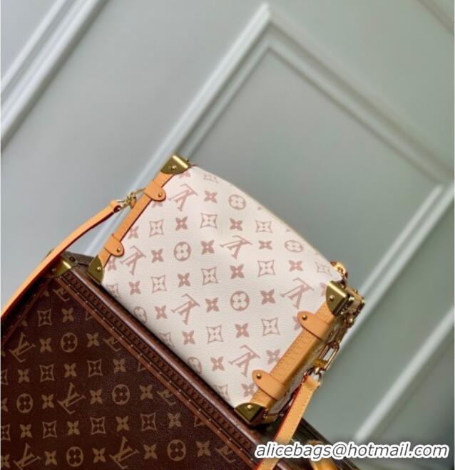 Discount Louis Vuitton Side Trunk MM Bag Monogram Dune Canvas M26287 White 2025