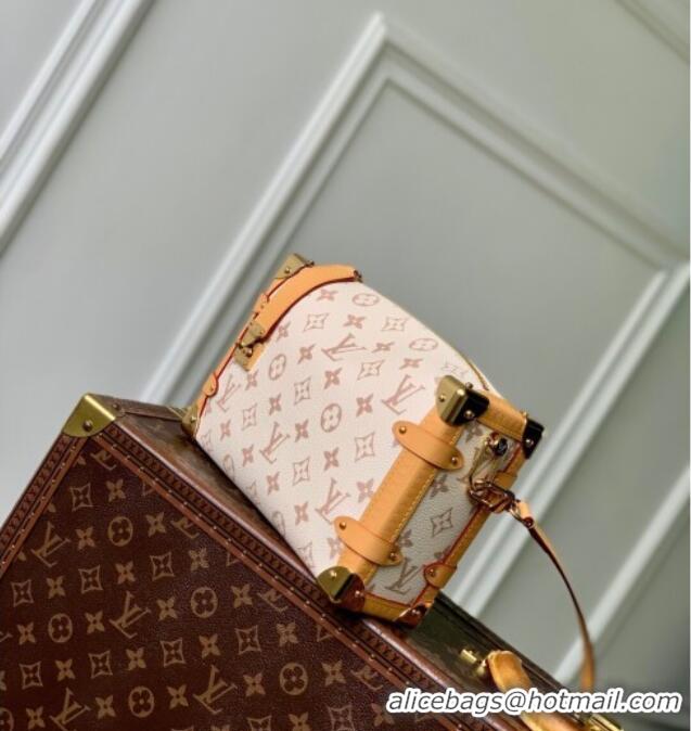 Discount Louis Vuitton Side Trunk MM Bag Monogram Dune Canvas M26287 White 2025