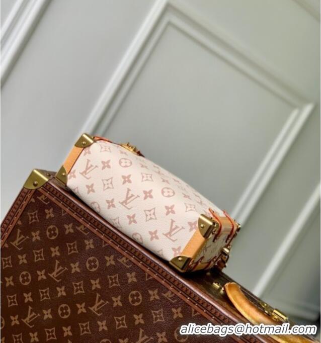 Discount Louis Vuitton Side Trunk MM Bag Monogram Dune Canvas M26287 White 2025