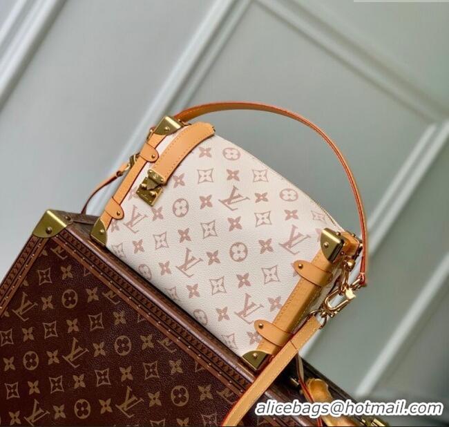 Discount Louis Vuitton Side Trunk MM Bag Monogram Dune Canvas M26287 White 2025