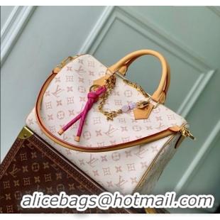 Super Quality Louis Vuitton Speedy Soft 30 Lucky Bag Monogram Dune Canvas M15108 2025