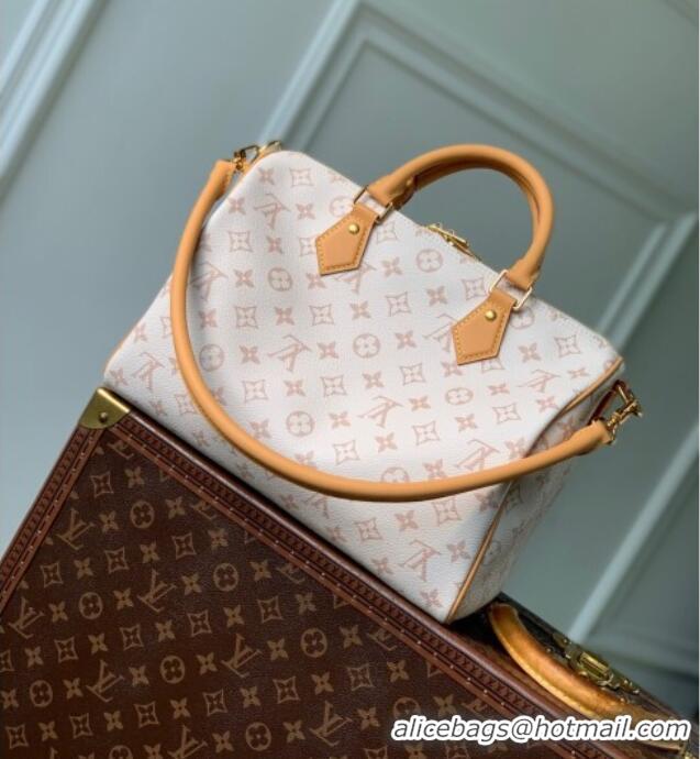Super Quality Louis Vuitton Speedy Soft 30 Lucky Bag Monogram Dune Canvas M15108 2025