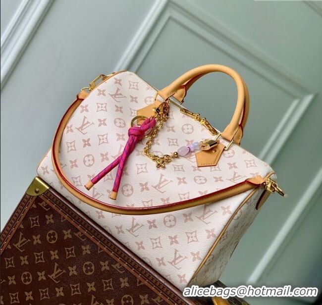 Super Quality Louis Vuitton Speedy Soft 30 Lucky Bag Monogram Dune Canvas M15108 2025