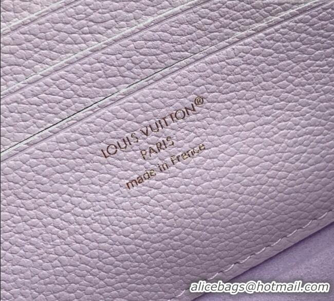 Famous Brand Louis Vuitton Wallet On Chain Ivy Mini Bag Embossed Leather M25714 Misty Purple 2025