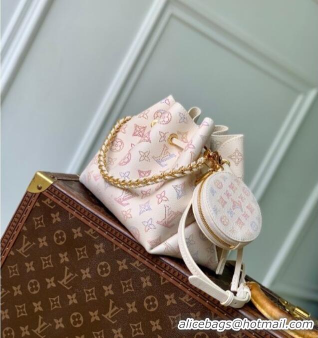 Grade Design Louis Vuitton Bella Bucket Bag in Mahina Perforated Leather M15114 Dream Cream 2025