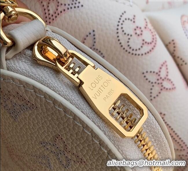 Grade Design Louis Vuitton Bella Bucket Bag in Mahina Perforated Leather M15114 Dream Cream 2025