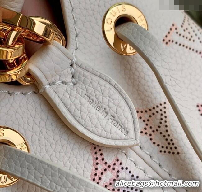 Grade Design Louis Vuitton Bella Bucket Bag in Mahina Perforated Leather M15114 Dream Cream 2025