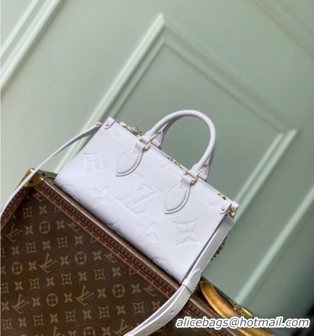 Promotional Louis Vuitton OnTheGo East West Bag in Embossed Grained Cowhide Leather M15192 Misty Lilac Purple 2025