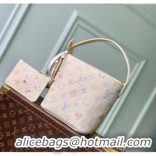 Top Quality Louis Vuitton All In BB Bucket Bag in Dream Cream Embossed Leather M25673 2025