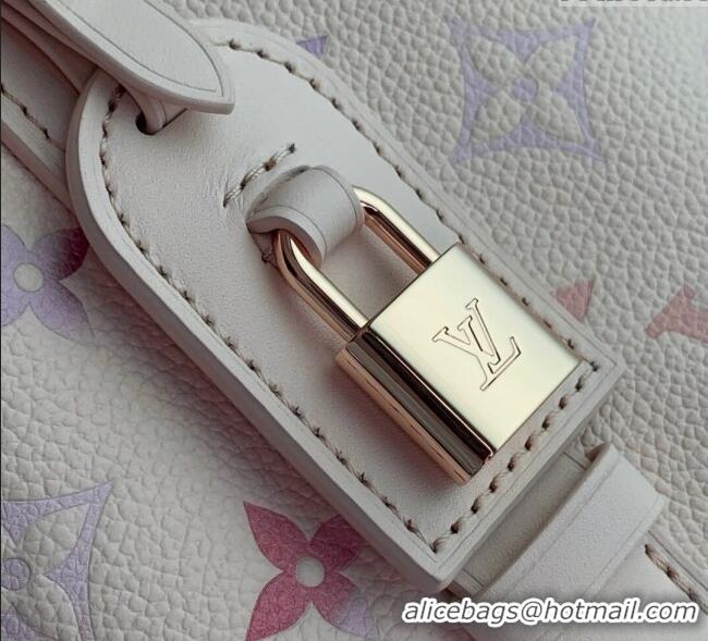Top Quality Louis Vuitton All In BB Bucket Bag in Dream Cream Embossed Leather M25673 2025