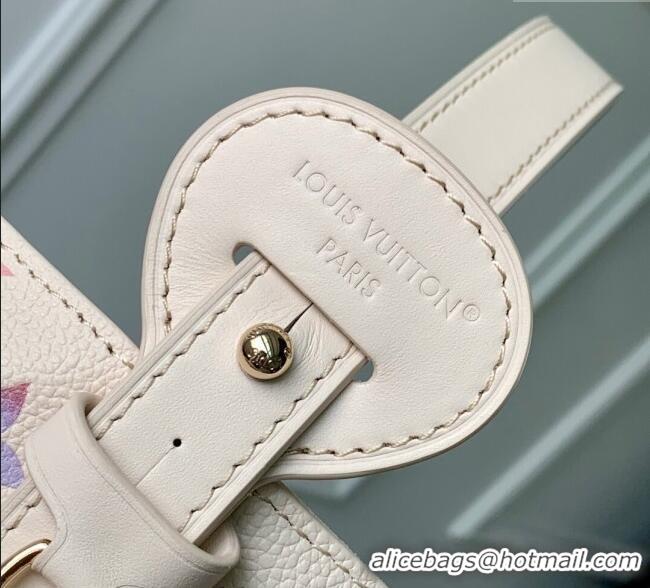 Top Quality Louis Vuitton All In BB Bucket Bag in Dream Cream Embossed Leather M25673 2025