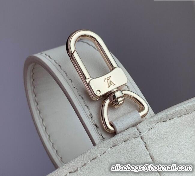 Top Quality Louis Vuitton All In BB Bucket Bag in Dream Cream Embossed Leather M25673 2025