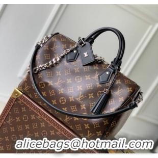 Good Product Louis Vuitton Speedy Soft 30 Dark Bag in Monogram Canvas M12243 Black 2025