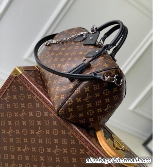Good Product Louis Vuitton Speedy Soft 30 Dark Bag in Monogram Canvas M12243 Black 2025