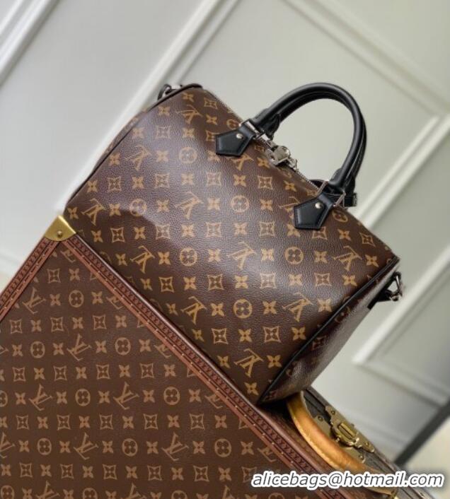 Good Product Louis Vuitton Speedy Soft 30 Dark Bag in Monogram Canvas M12243 Black 2025