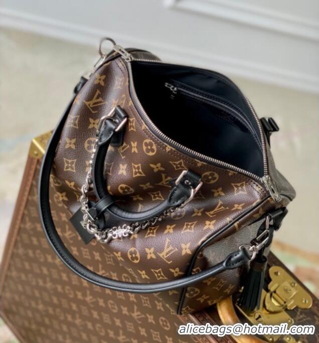 Good Product Louis Vuitton Speedy Soft 30 Dark Bag in Monogram Canvas M12243 Black 2025