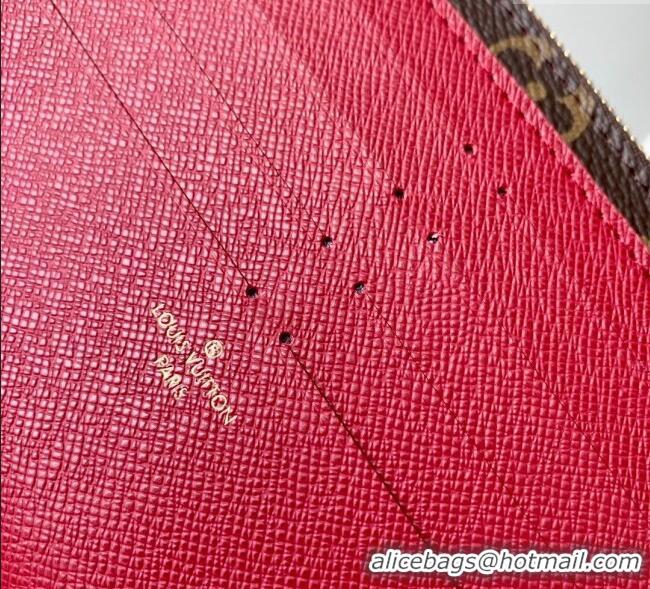 Best Quality Louis Vuitton Pochette Felicie Mini Bag M81896 Fuchsia 2025
