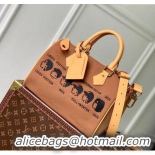 Low Cost Louis Vuitton Pharrel x Nigo Speedy Bag M15218 Brown 2025