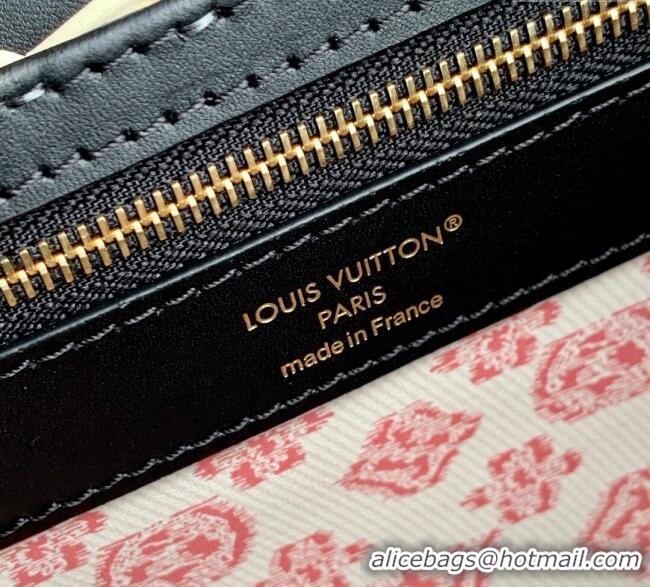 Luxury Discount Louis Vuitton Capucines Mini Bag in Rattan and Leather M26003 Black 2025