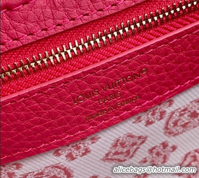Best Price Louis Vuitton Capucines Mini Bag in Rattan and Leather M26005 Pink 2025