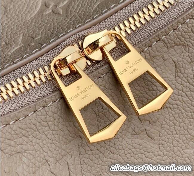 Luxury Cheap Louis Vuitton Boulogne GM bag in Leather M25854 Tourterelle Grey 2025