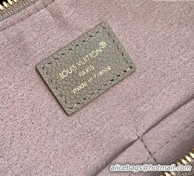 Luxury Cheap Louis Vuitton Boulogne GM bag in Leather M25854 Tourterelle Grey 2025
