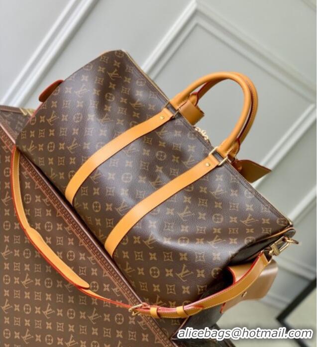 Top Grade Louis Vuitton Mens Keepall Cargo 50 Travel Bag in Monogram Canvas M14735 2025